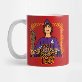 Cute 80's TV Series Wizard Tabletop Meme Parody Mug